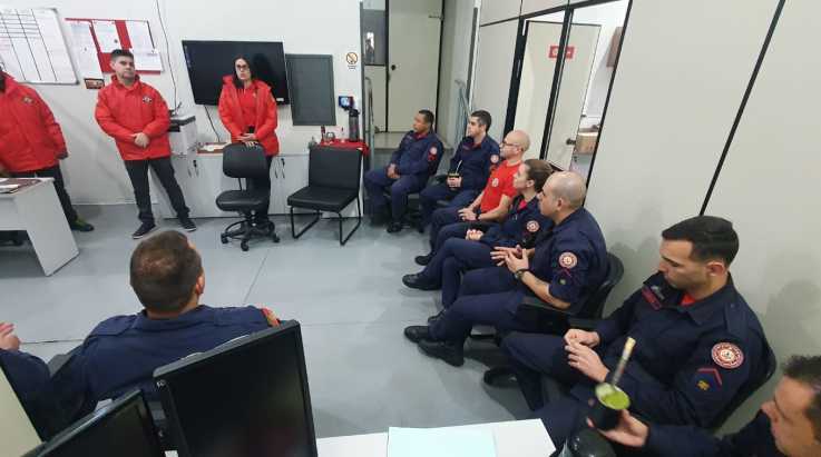 Coordenadores da ABERGS visitam o 6° BBM em Santa Cruz do Sul