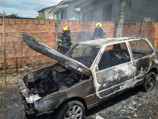 Criciúma: Corpo de Bombeiros combate incêndio em veículo no bairro Rio Maina corpo-de-bombeiros-combate-incendio-em-veiculo-no-bairro-rio-maina.jpg
