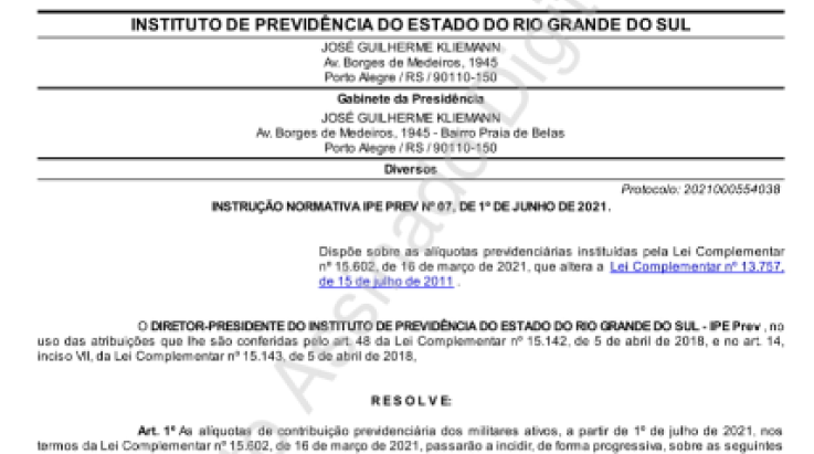 ABERGS alerta para aplicação das novas alíquotas previdenciárias