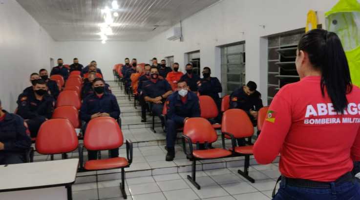 ABERGS acompanha treinamento de Força de Resposta Rápida do CBMRS