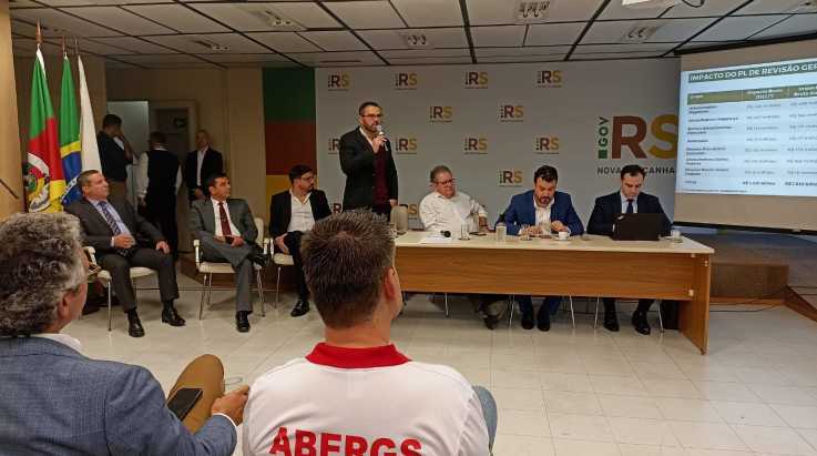 ABERGS participa de reunião entre Governo do Estado e entidades da segurança