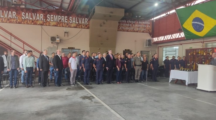 ABERGS participa do aniversário de 70 anos do CBM de Novo Hamburgo
