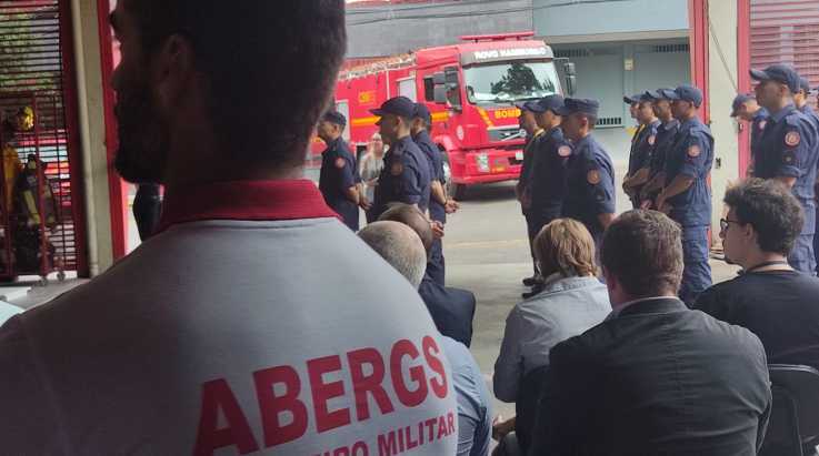 ABERGS participa do aniversário de 70 anos do CBM de Novo Hamburgo