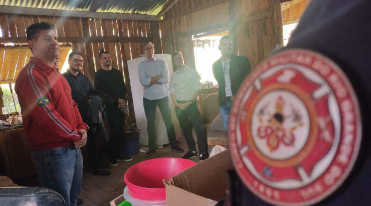 ABERGS visita Corpo de Bombeiros Militar de Dois Irmãos