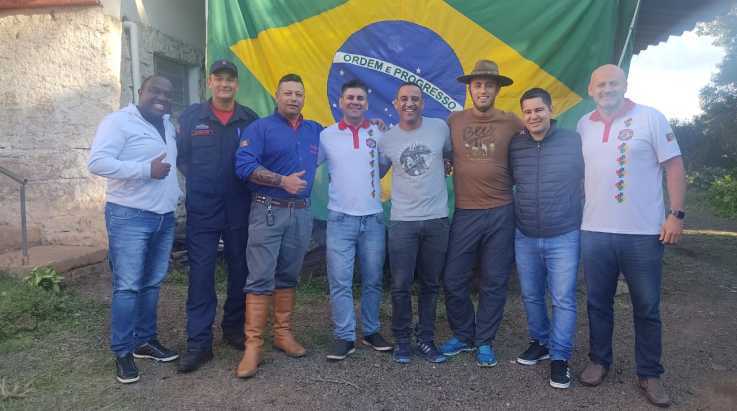 ABERGS visita Corpo de Bombeiros Militar de Dois Irmãos