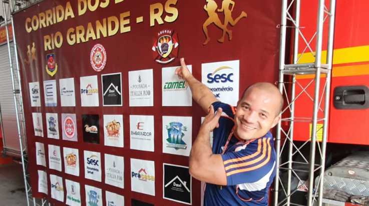 ABERGS participa da 1° Corrida do Bombeiro no Corpo de Bombeiros Militar de Rio Grande