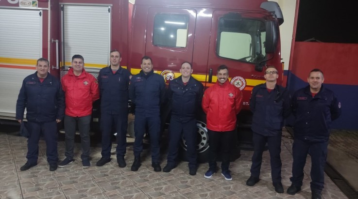 ABERGS visita Pelotões do 6° Batalhão de Bombeiro Militar