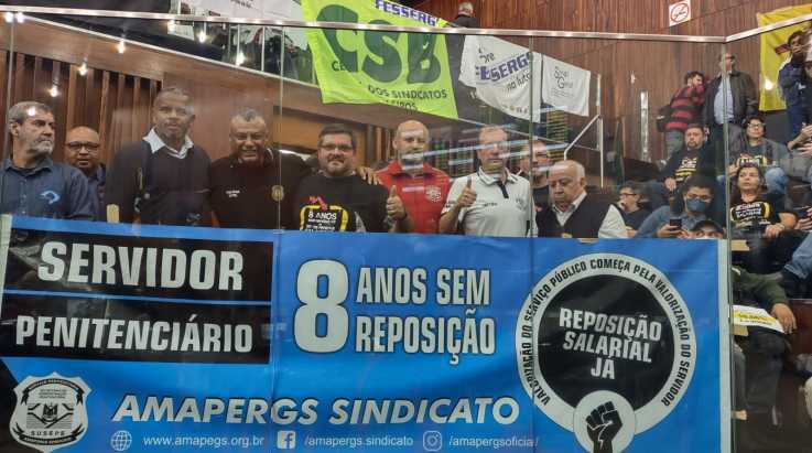 ABERGS acompanha votação onde parlamentares aprovam 6% de reajuste aos servidores