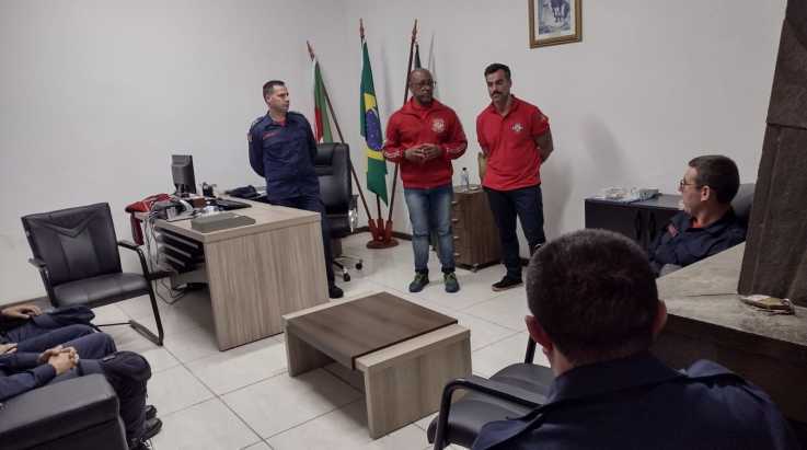 ABERGS visita Corpo de Bombeiros Militar de São Gabriel