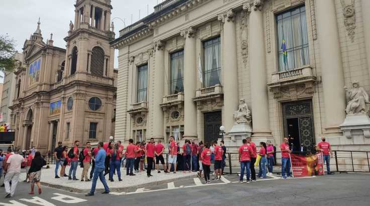 ABERGS participa de movimento dos aprovados do CBMRS