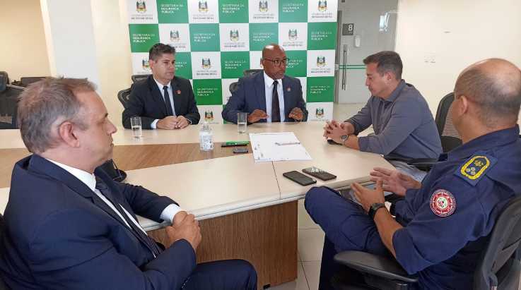 ABERGS é recebida pelo secretário de Segurança Pública do RS