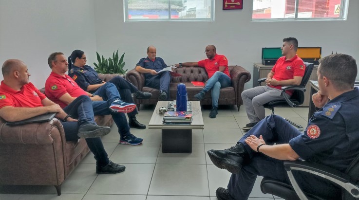 ABERGS realiza primeira reunião com o Comandante-Geral do CBMRS