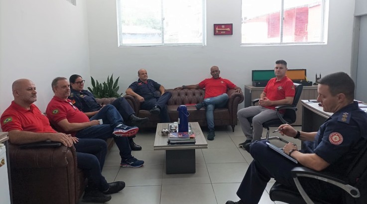 ABERGS realiza primeira reunião com o Comandante-Geral do CBMRS