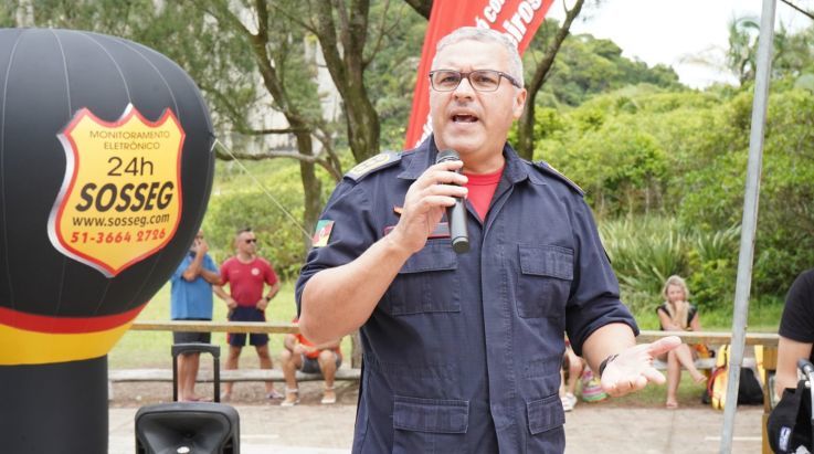 Coordenadores da ABERGS prestigiam a competição Guarda-Vidas de Pedra
