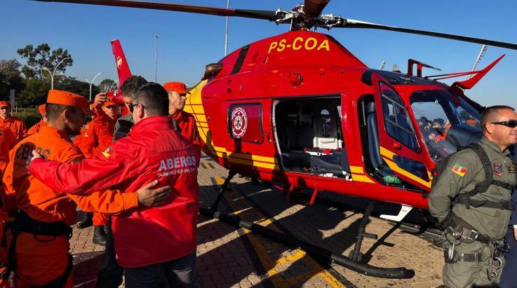Entrega do 1º helicóptero do CBMRS é o início da realização de muitos objetivos da Corporação
