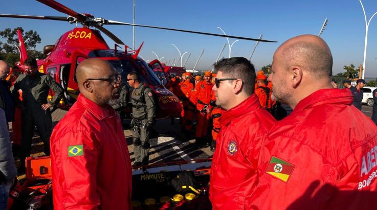 Entrega do 1º helicóptero do CBMRS é o início da realização de muitos objetivos da Corporação