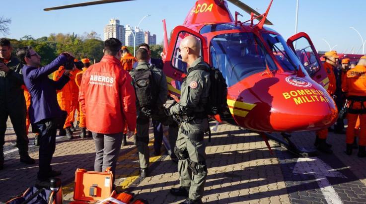 Entrega do 1º helicóptero do CBMRS é o início da realização de muitos objetivos da Corporação