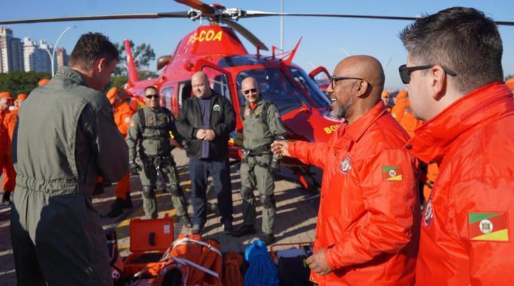 Entrega do 1º helicóptero do CBMRS é o início da realização de muitos objetivos da Corporação