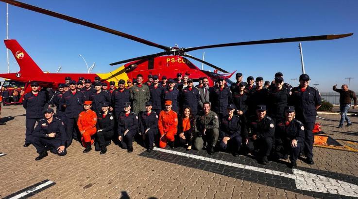 Entrega do 1º helicóptero do CBMRS é o início da realização de muitos objetivos da Corporação