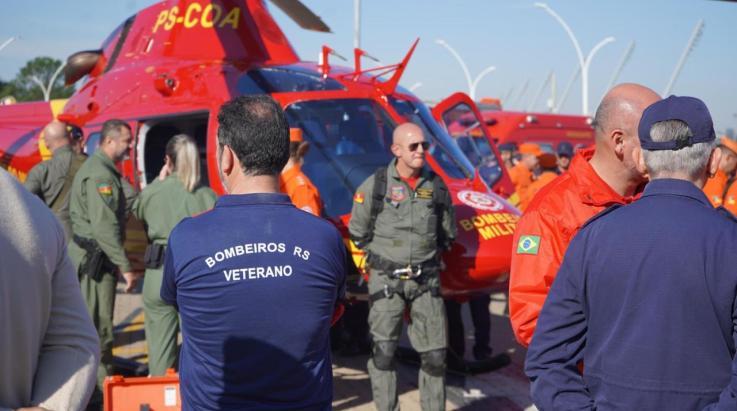Entrega do 1º helicóptero do CBMRS é o início da realização de muitos objetivos da Corporação