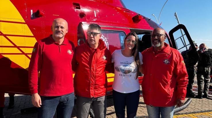 Entrega do 1º helicóptero do CBMRS é o início da realização de muitos objetivos da Corporação