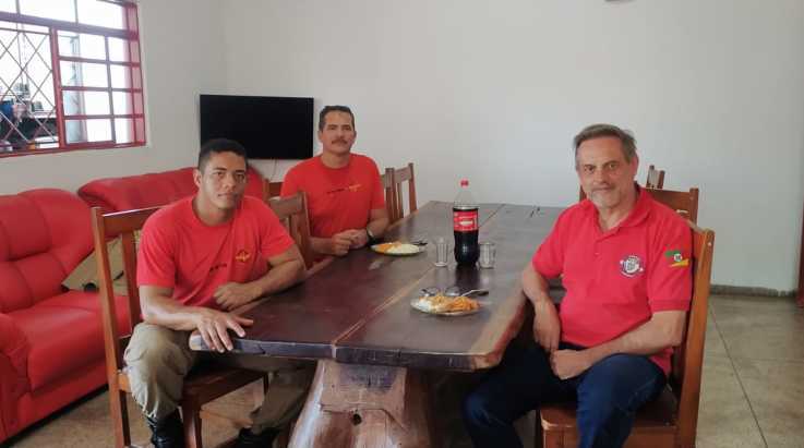 Coordenador da ABERGS visita o 12° BBM do Estado de Goiás