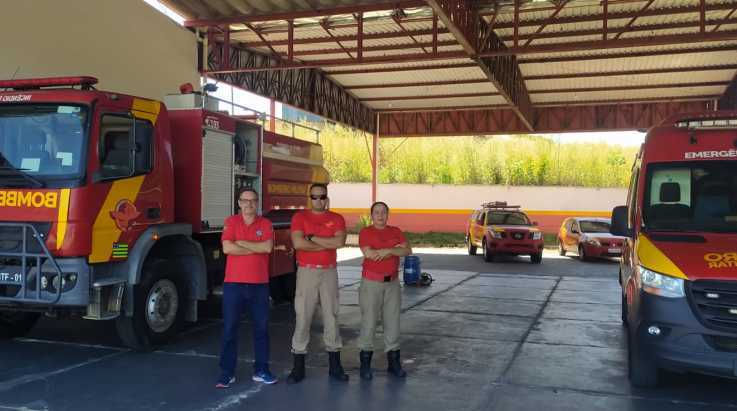 Coordenador da ABERGS visita o 12° BBM do Estado de Goiás