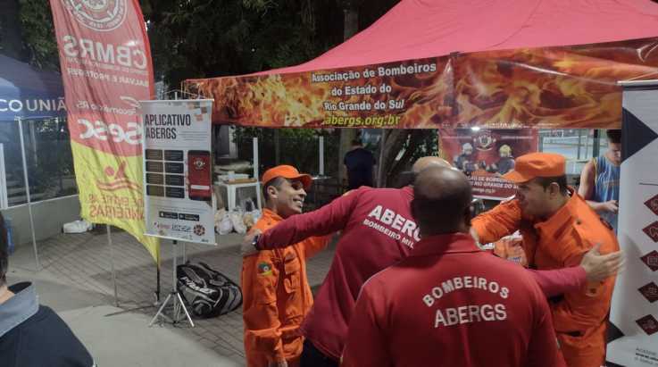 ABERGS participa de largada do Dia do Desafio junto ao CBMRS