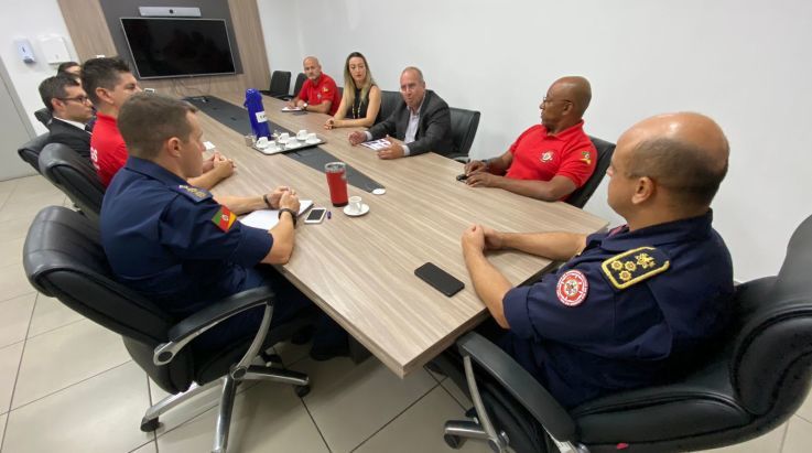 ABERGS e Attitude Promo, reúnem-se com o Comando do CBMRS e firmam contrato para a realização do SENABOM 2023