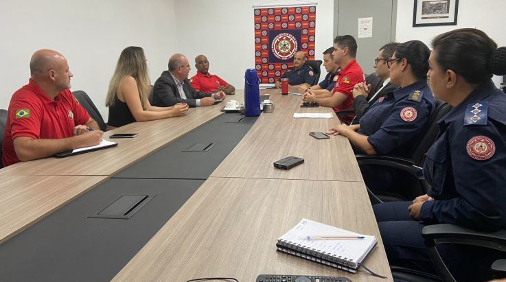 ABERGS e Attitude Promo, reúnem-se com o Comando do CBMRS e firmam contrato para a realização do SENABOM 2023