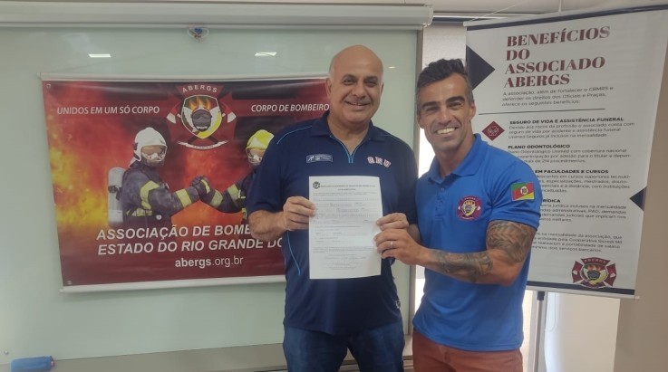 Comissão de Veteranos visita ABERGS para organização do 1° Encontro Estadual de Veteranos